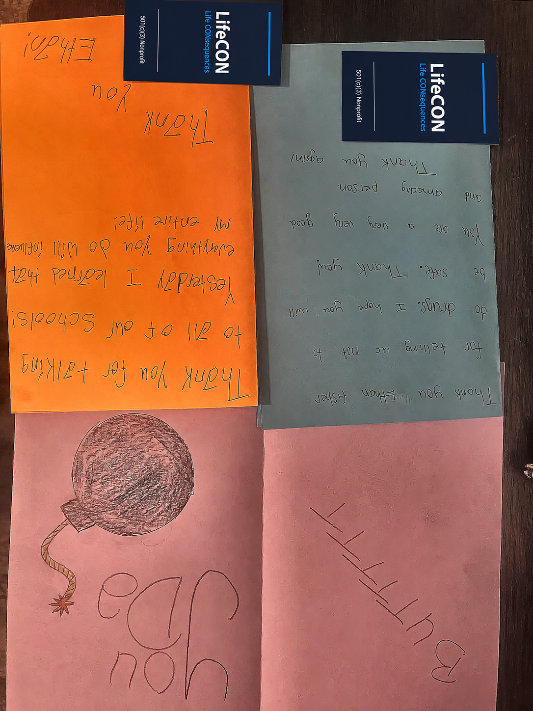 Student Letters - Artistic expressions