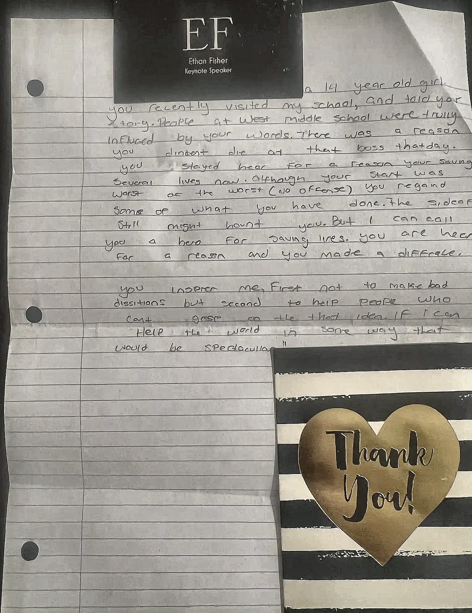 Student Letters - Inside messages