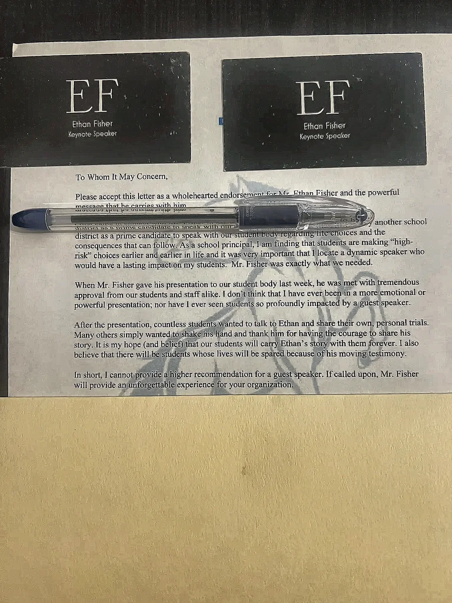 Student Letter - Heartfelt words