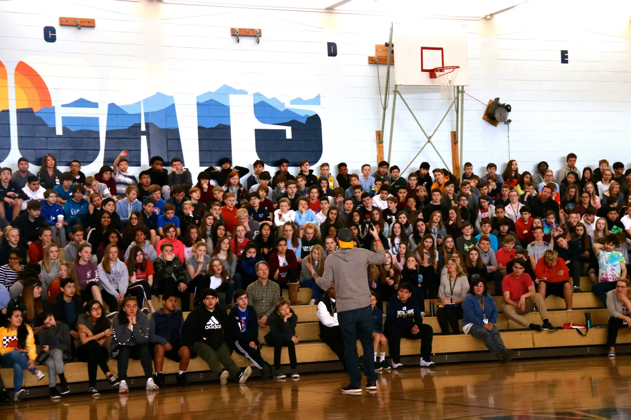 Students at assembly